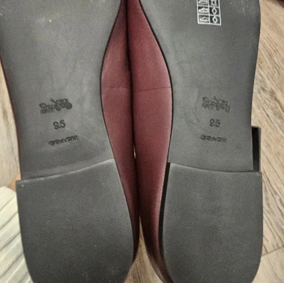 Flats, ballet, casual, office, luxury, designer, coach, shoes, women's, travel,