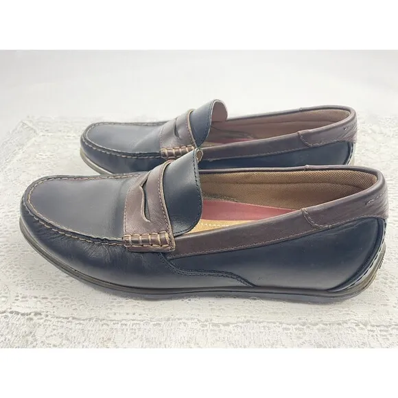 Florsheim Loafers Mens Size 9.5 M Shoes Slip On Leather Comfort Black NWOT