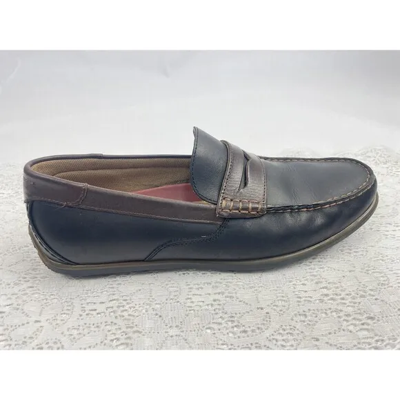 Florsheim Loafers Mens Size 9.5 M Shoes Slip On Leather Comfort Black NWOT