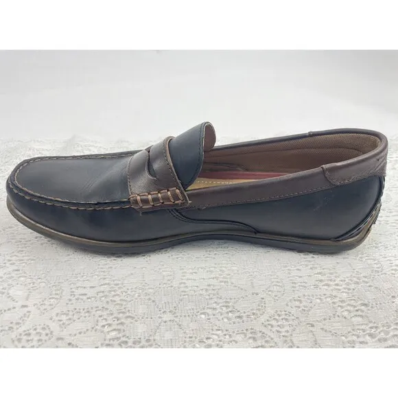 Florsheim Loafers Mens Size 9.5 M Shoes Slip On Leather Comfort Black NWOT