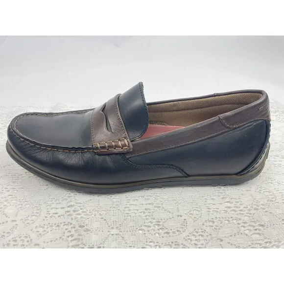 Florsheim Loafers Mens Size 9.5 M Shoes Slip On Leather Comfort Black NWOT