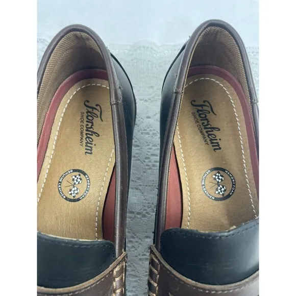 Florsheim Loafers Mens Size 9.5 M Shoes Slip On Leather Comfort Black NWOT