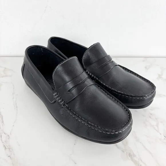 Florsheim Men’s Soft Leather Moccasin Slip On Loafers Sz 7 1/2 EEE