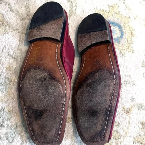 Fratelli, Rich Wine Leather, Slip-On Loafers,Elastic Darts for Extreme Comfort