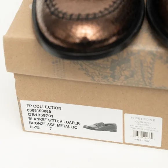 Free People. Blanket Stitch Loafers.