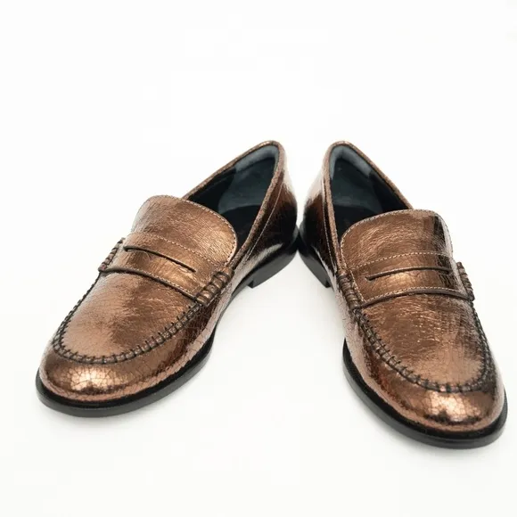 Free People. Blanket Stitch Loafers.