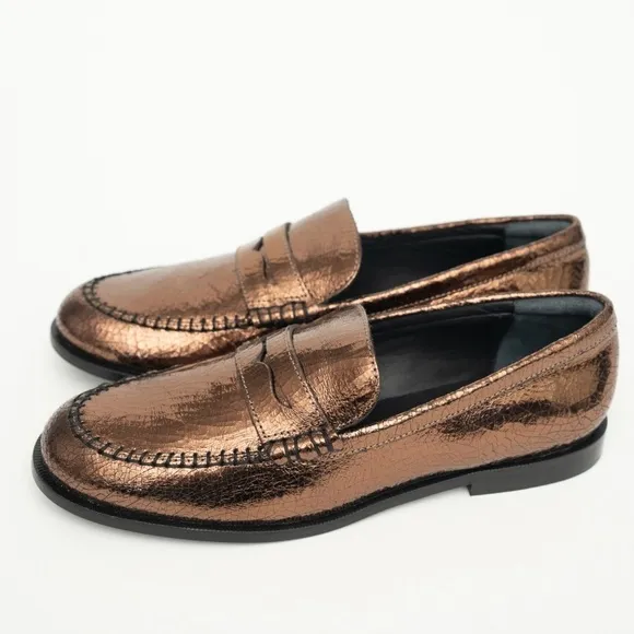 Free People. Blanket Stitch Loafers.