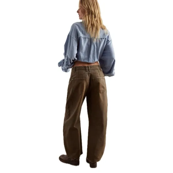 Free People | Good Luck Coated Jeans NWT