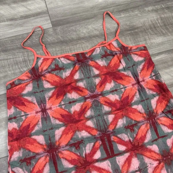 Free People Heart Eyes Mini Dress Watermelon Combo Red Women's Size Large NWOT
