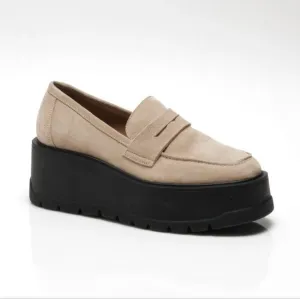Free People Nico suede platform loafers