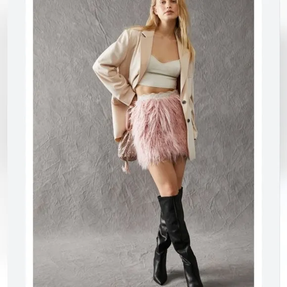 Free People Party Time Mini Skirt Small New