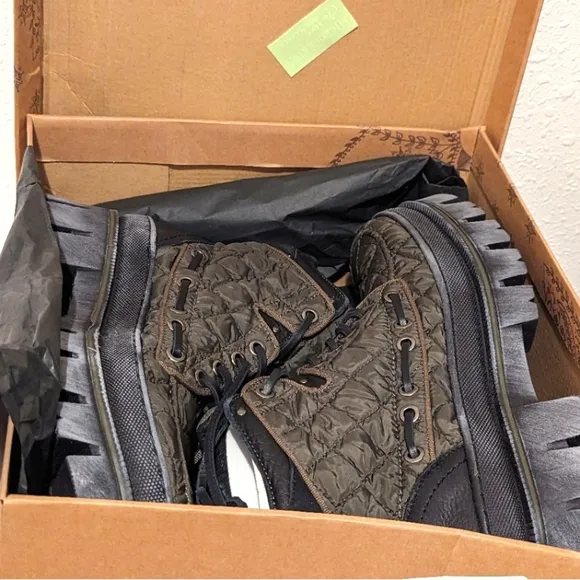 Free People Quilted Dawn Hiker Boots Platformed Women's 8.5