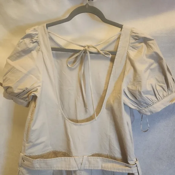 Free People SEVI Mini Pleats Dress In French Oak Sz M, XL