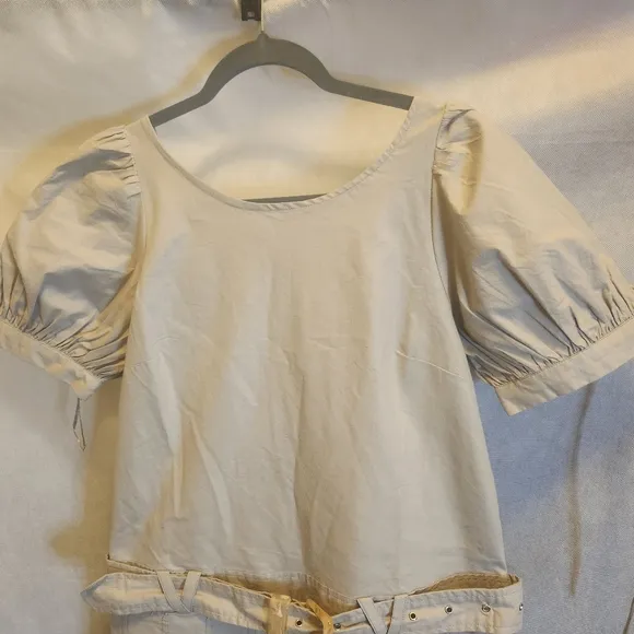 Free People SEVI Mini Pleats Dress In French Oak Sz M, XL