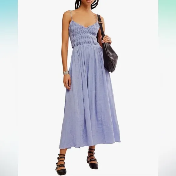 Free People Sweet Midi Nothings Midi Dress Size Small