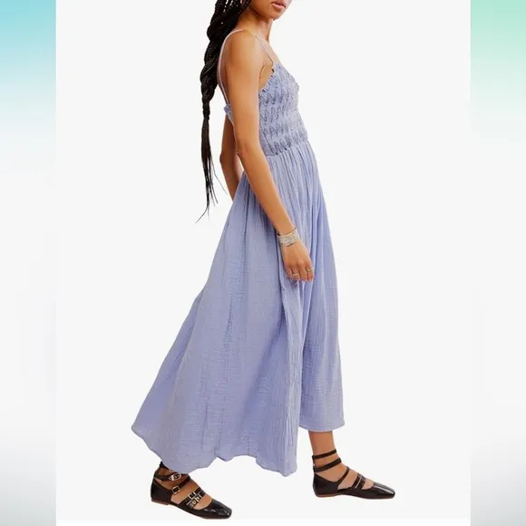Free People Sweet Midi Nothings Midi Dress Size Small