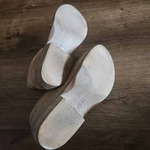 Free People Tan Mont Blanc Asymmetrical Sandal