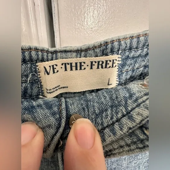 Free People We The Free Midnight Voyage Harem Jeans size Large - NWT