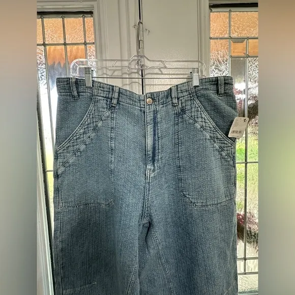 Free People We The Free Midnight Voyage Harem Jeans size Large - NWT