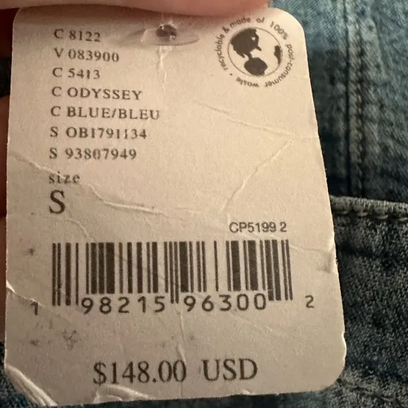 Free People “We The Free” Midnight VoyageHarem Jeans size various sizes - NWT