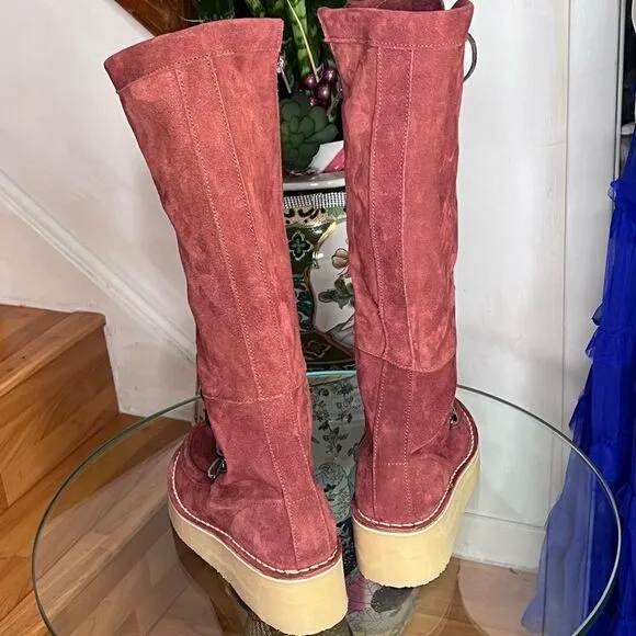 FREE PEOPLEAva Tall Lace Up Boots