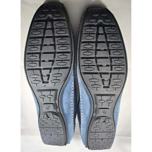 French Sole FS/NY Women's Stella Cobalt Blue Suede Slip-On Loafer Size 11