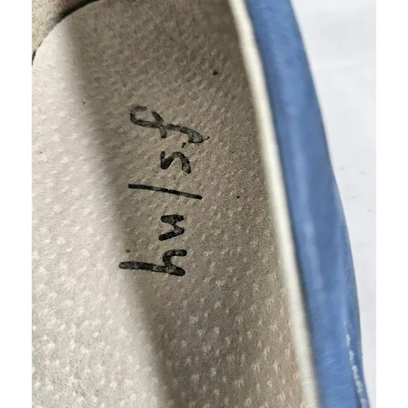 French Sole FS/NY Women's Stella Cobalt Blue Suede Slip-On Loafer Size 11