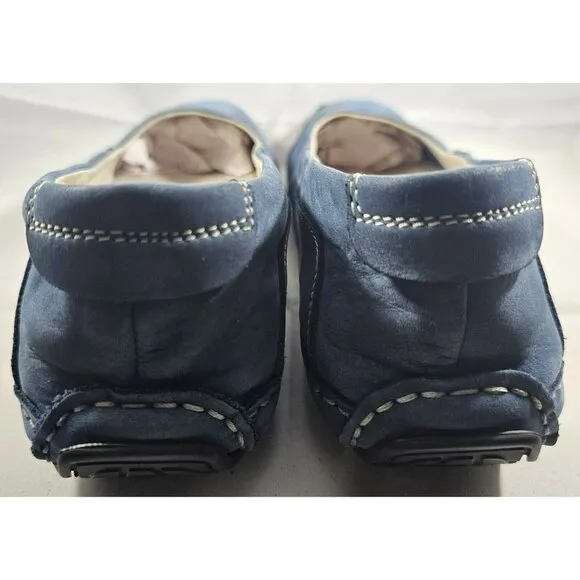 French Sole FS/NY Women's Stella Cobalt Blue Suede Slip-On Loafer Size 11
