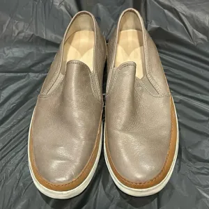 Frye Gavin Slipon Men’s 10 Brown Leather Loafers Summer Vacation