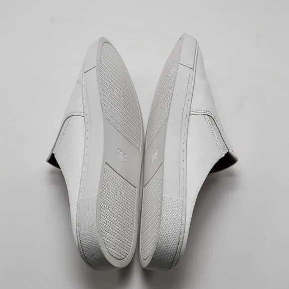 FRYE IVY MULE SNEAKERS WHITE TUMBLED COW LEATHER WOMEN'S 11 NWOB