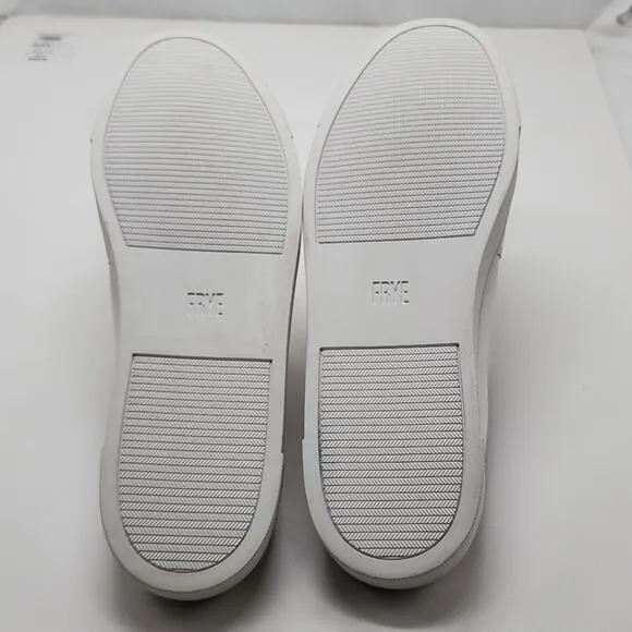FRYE IVY MULE SNEAKERS WHITE TUMBLED COW LEATHER WOMEN'S 11 NWOB