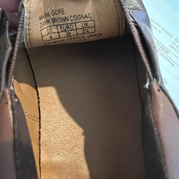 FRYE Mark Gore Leather Slip On Shoes