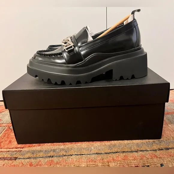 G. H. Bass Ella platform chain loafer