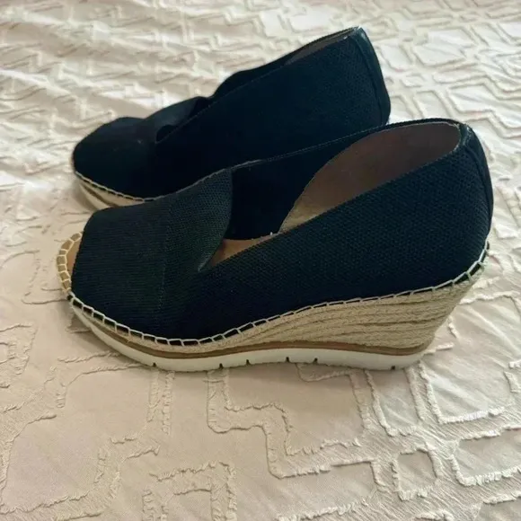 Gentle Souls Womens Elyssa Black Espadrilles Size 6 Medium SUPER COMFORTABLE