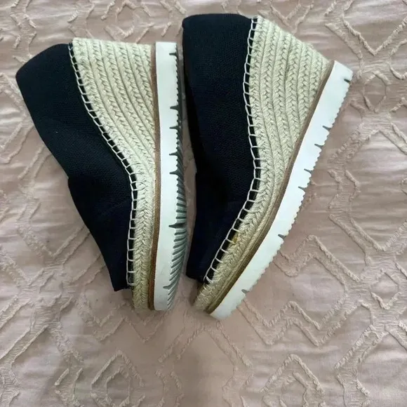 Gentle Souls Womens Elyssa Black Espadrilles Size 6 Medium SUPER COMFORTABLE