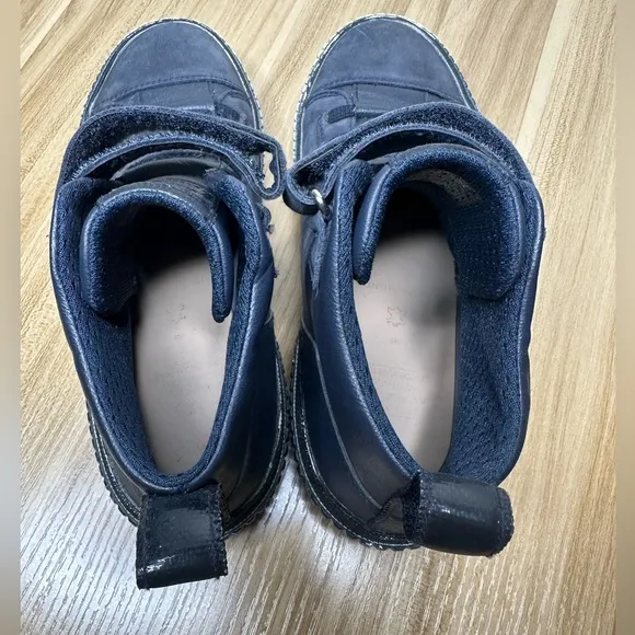 Geox J Alonisso Boys Navy Sneakers Size 3 1/2