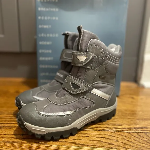 Geox Kids' Gray Winter Boots