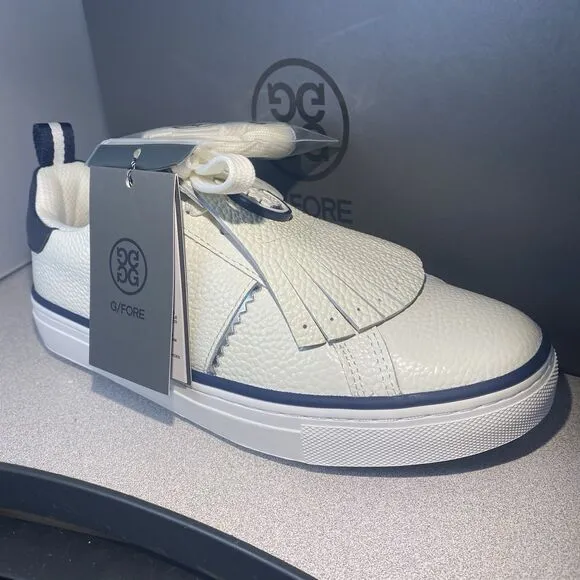 G/Fore G4 Fore USA Kiltie Disruptor Golf Shoe Sneakers Ladies  10 White Navy