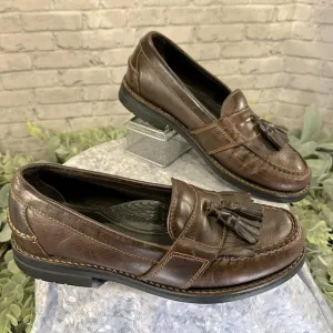 G.H. BASS “Layton Lug” Brown Leather Tassel Kiltie Dress Loafers Mens 9D🤎VGUC