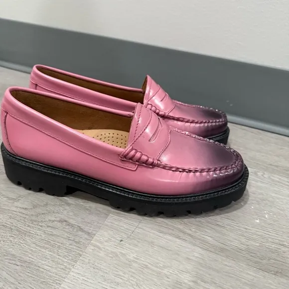 G.H. Bass Weejuns Loafers Whitney Lug Ombré in Pink