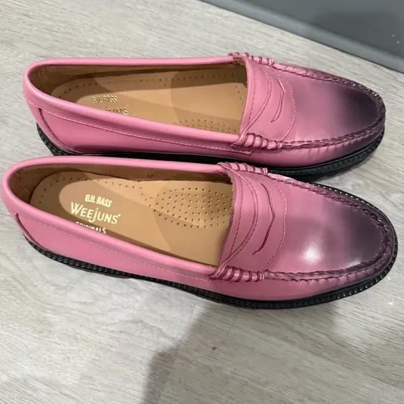 G.H. Bass Weejuns Loafers Whitney Lug Ombré in Pink