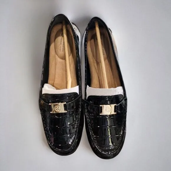Giani Bernini Dailyn Croc Loafers Black