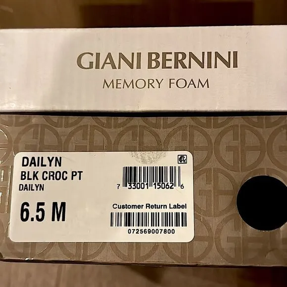Giani Bernini Dailyn Croc Loafers Black