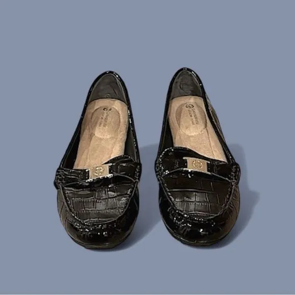 Giani Bernini Dailyn Croc Loafers Black