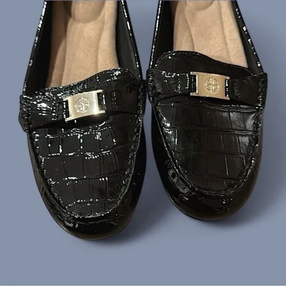 Giani Bernini Dailyn Croc Loafers Black