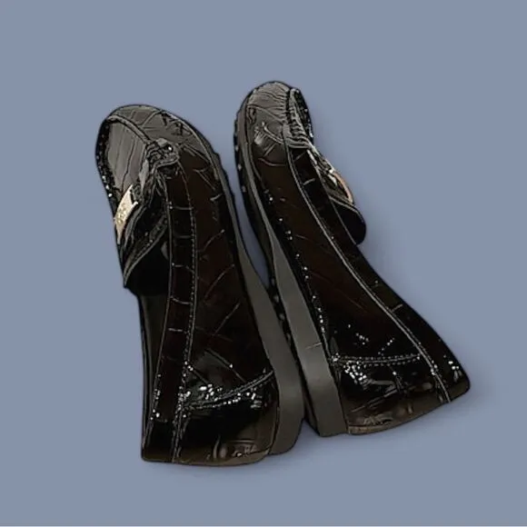 Giani Bernini Dailyn Croc Loafers Black