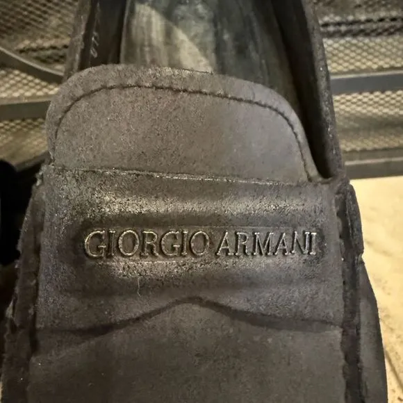 Giorgio Armani Men's Black Loafers