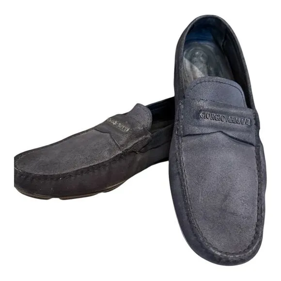 Giorgio Armani Men's Black Loafers