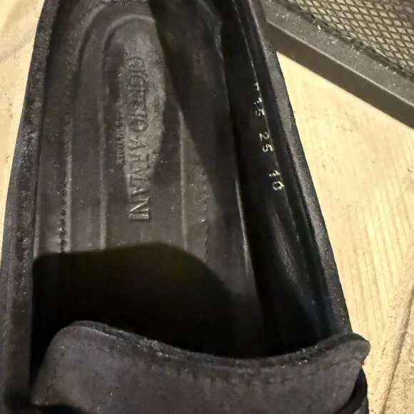 Giorgio Armani Men's Black Loafers