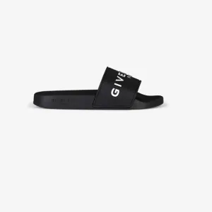 GIVENCHY rubber logo slides sandals